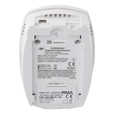 DETECTOR INALAMBRICO DE GAS SERIE FORCE - Imagen 6