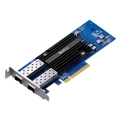 Adaptador de Red SFP28 de 25 GbE de Doble Puerto | Compatible con Synology | PCIe 3.0 x8 | SFP28 SR y LR | Link Aggregation | Garantía de 5 Años.