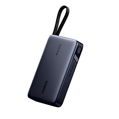 Power Bank 20000mAh / 67W USB-C con Cable Integrado / 1C1A / PD3.0 PPS QC4.0 / Batería 72Wh Li-ion 21700 / Carga Rápida 65W / PC+ABS V-0 - Imagen 4