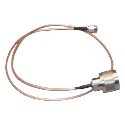 Jumper de 0.6 mt de longitud, cable RG-316 conector N macho en un extremo y al otro SMA inverso