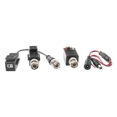 Kit de TRANSCEPTORES DE VIDEO DE LARGO ALCANCE / 320 Metros / Resolución 720P y 1080P / Cat 5e/6 / Compatible con cámaras HD-TVI/CVI/AHD/CVBS / Alimente solo el Receptor / Protección Interconstruida contra sobretensión. - Imagen 3