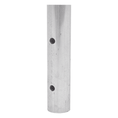 Poste de ESQUINA para Cerca Electrificada. Tubo Galvanizado cal. 18 de 1" Diam. y 0.8m Alto con Tapón, ideal para 3 Aisladores - Imagen 5