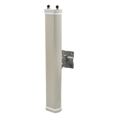 Antena Sectorial de 70° de Apertura en 2.4 GHz de 14 dBi  de Ganancia, Con 2 Conectores N-Hembra, Polaridad Cruzada