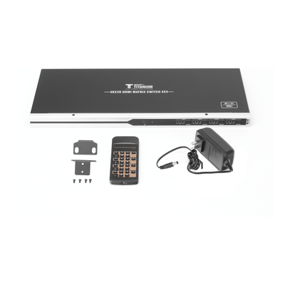 MATRICIAL 4 x 4 / 4 Entradas y 4 Salidas en HDMI / 4K × 2K @ 60Hz / 18Gbps / HDMI 2.0 / HDCP 2.2 / 3D / Conmutación por Botón, RS232 o Control Remoto / IDEAL PARA CENTROS DE MONITOREO, COMPARACION Y ANALISIS. - Imagen 6