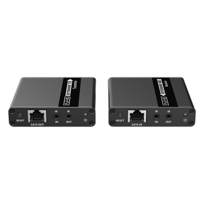 Kit Extensor HDMI para distancias de 70 metros / Soporta resoluciones 720 y 1080P @ 60 Hz / Cat 6, 6a y 7 / Cero Latencia / Uso 24/7 / HDR10 / Salida Loop / Configuración EDID / Soporta control remoto del equipo fuente / Salida de audio de 3.5mm - Imagen 5