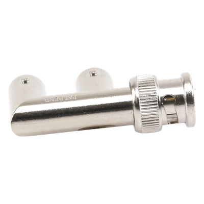 Adaptador Triple en F para 75 Ohm, de Conector BNC Macho a Doble BNC Hembra, Níquel/ Oro/ Delrin. - Imagen 6