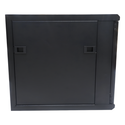 Gabinete de Montaje en Pared, Con Puerta de Cristal, de 19in, 6UR, Color Negro - Imagen 4