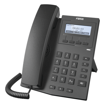 Teléfono IP empresarial para 2 lineas SIP con pantalla LCD 128 x 48 Px y conferencia de 3 vías, PoE - Imagen 4