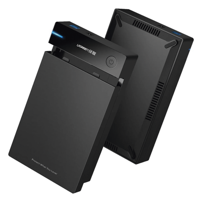 Carcasa de Disco Duro para 3.5" y 2.5" (Enclosure) | Con Cable USB 3.0 | Para HDD 3.5" / SSD 2.5" | SATA I/II/III | UASP | Hasta 16 TB | Compatible con Windows, Linux, Mac OS | No Requiere Controlador | Cable 1m | Incluye Adaptador d - Imagen 5
