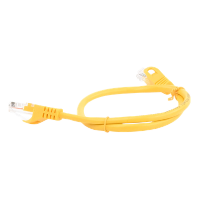 Cable de Parcheo UTP Cat5e - 0.5 Metros (1.64 Pies) - Amarillo - Imagen 4