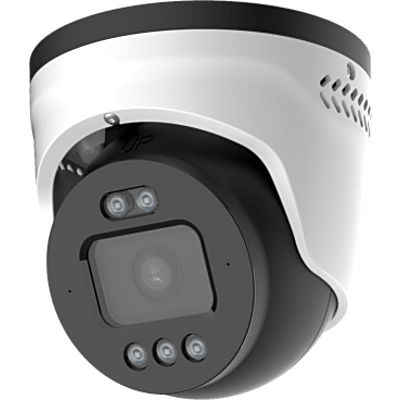 Cámara Turret AI TrueColor 4MP / 1/1.8" Sensor / Lente 4mm F1.0 / Smart Hybrid Light IR 40m y Luz Blanca 30m / IP67 IK10 / PoE / NDAA / VCA 2.0 / Detección hasta 75m - Imagen 4