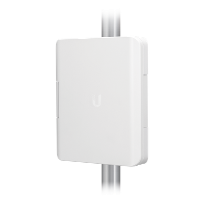 Gabinete de Exterior para Switch Ubiquiti USW-Flex con Montaje en Poste e Inyector PoE 60W - Imagen 4