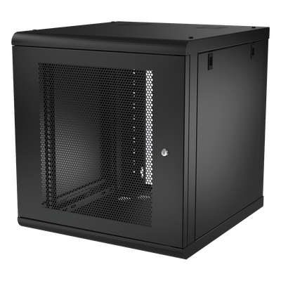 Gabinete de Pared 12U de 635 mm de Profundidad, Rack de 19 in en Acero Reforzado: Compacto y Resistente para Soluciones Profesionales