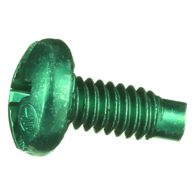 Tornillo de Unión a Tierra, #12-24 x 1/2, Color Verde, Bolsa de 100 Piezas - Imagen 3