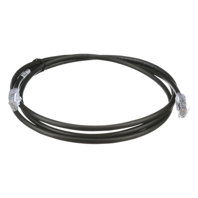 Cable de Parcheo UTP, Cat6A, 24 AWG, CM, Color Negro, 0.91 Metros (3 Pies) - Imagen 3