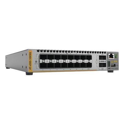 Switch Stackeable Capa 3 / 16x SFP+ 1/10G / 2x QSFP 40G / 357.1 Mpps / 1U Rackmount