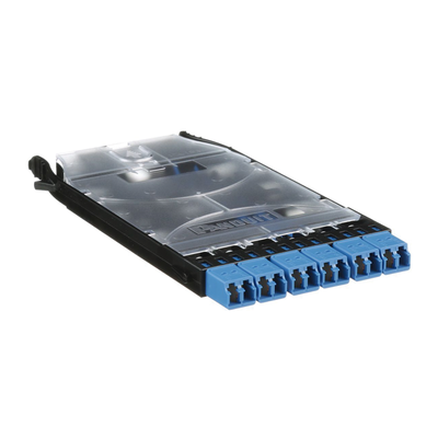 Cassette HD Flex? Con 6 Puertos LC Duplex (12 Fibras), Para Fibra Monomodo OS2, Color Azul - Imagen 3