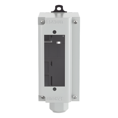 Panel de Parcheo Modular para Fibra Óptica, de Instalación en Riel DIN Estándar de 35 mm (1.38 pulgadas), Acepta Una Placa Acopladora FAP, Color Gris - Imagen 3