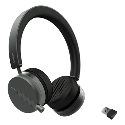 Auricular Inalámbrico LINKVIL DH50-B con Bluetooth 5.4 y Micrófono Retráctil con Cancelación de Ruido