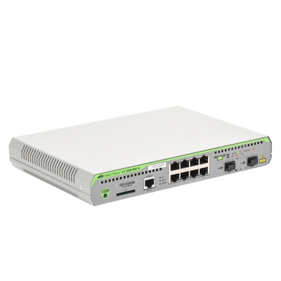 Switch Administrable CentreCOM GS970M, Capa 3 de 8 Puertos 10/100/1000 Mbps + 2 puertos SFP Gigabit - Imagen 3