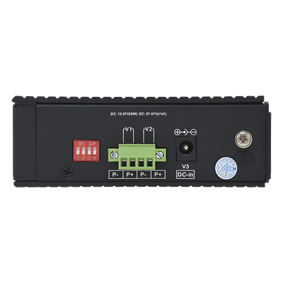 Switch industrial 4 puertos Fast Ethernetcon POE 802.3af/at + 2 puertos UPLINK gigabit - Imagen 6