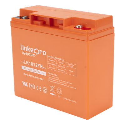 Batería de respaldo 12 V | 18 Ah | AGM | Certificada UL94-V0 Retardante a la Flama | Especial para Seguridad Electrónica | UPS | Sistemas de Emergencia | Vida útil 5 años | Terminales T1 - Imagen 4