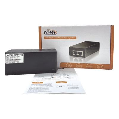 Inyector PoE 30W / PoE 802.3 af/at / 48V / Conexión plug and play / Alcance de hasta 100 metros / Aplicaciones CCTV - Imagen 3