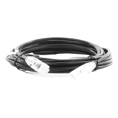 Cable de Parcheo Slim UTP Cat6A - 5 Metros (16.40 Pies) Negro, Diámetro Reducido (28 AWG) - Imagen 4