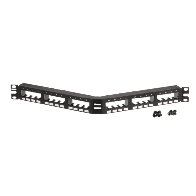 Panel de Parcheo Modular Mini-Com (Sin Conectores), Angulado, Sin Blindaje, Con Números Pre-Impresos, de 24 Puertos, 1UR - Imagen 5