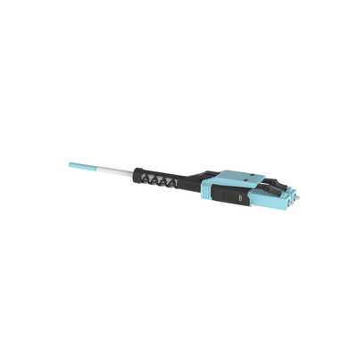 Jumper de Fibra Óptica Multimodo 50/125 OM4, LC-LC Uniboot Duplex, LSZH, Color Aqua, 3 Metros (9.84 Pies) - Imagen 4
