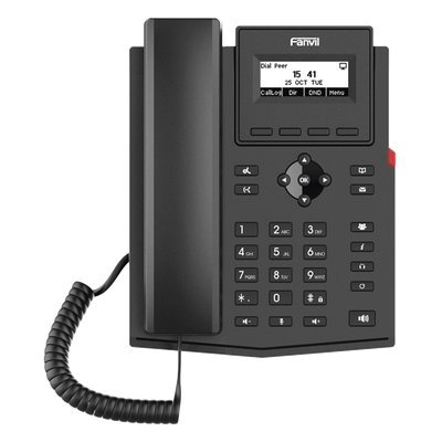 Teléfono IP WiFi empresarial para 2 líneas SIP con pantalla LCD, Códec Opus, conferencia de 6 vías. - Imagen 3