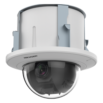 PTZ IP 2 Megapixel / 25X Zoom / Uso en Plafon / ACUSENSE / DARKFIGHTER  / IK10 / Entrada y Salida de Audio y Alarmas / WDR 120 dB /  HLC / EIS / PoE+ / Metal / microSD
