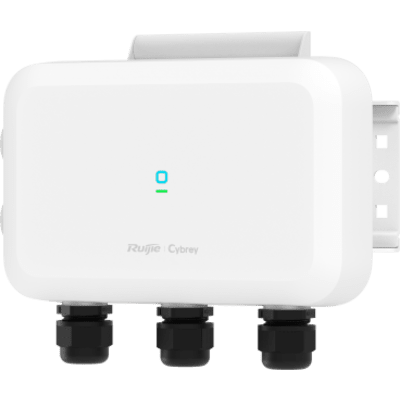 Access Point Exterior Wi-Fi 6 / Doble Banda 2.4 GHz y 5 GHz / 4 Flujos Espaciales / 2.976 Gbps / Puerto Óptico 2.5G SFP / IP68 / Alimentación DC y PoE / Gestión Cloud / Línea Cybrey