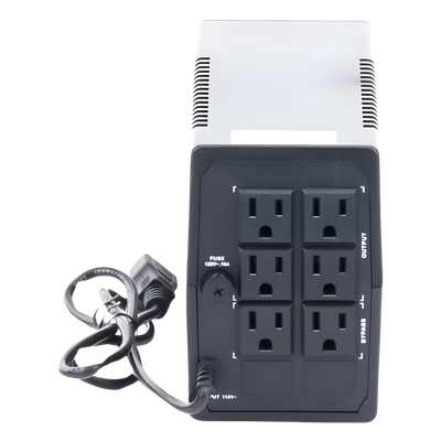 UPS de 600 VA / 360W / Protección Contra Sobrecarga y Descarga / Entrada y Salida 120 VCA / 6 Tomas NEMA 5-15R (4 con Respaldo y 2 sin Respaldo) - Imagen 6