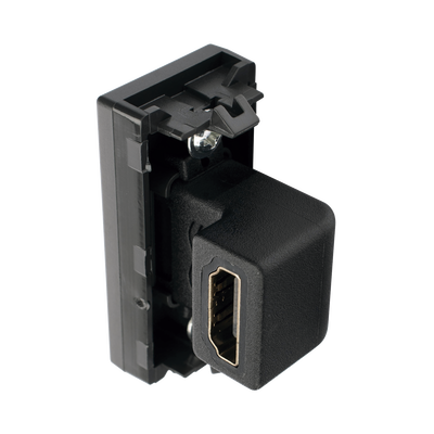 Módulo HDMI / Conector Hembra-Hembra / Full HD y 4K / Acabado Negro / Sistema Modular K45 - Imagen 5