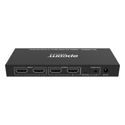 Matricial HDMI | 2x2 | 4K2K@60Hz | HDR | YCbCr 4:4:4 | EDID Auto | Extractor de Audio | Salida de audio análoga y digitalizados | HDCP 2.2 | 18 Gbps - Imagen 4