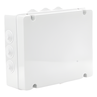 Caja Estanca de PVC Para Derivación y Conexión, 12 Entradas, Tapa Atornillada, 380x300x120 mm (Área interna), Uso Exterior IP55, Material que no Propaga el Fuego y Libre de Hálogenos - Imagen 6