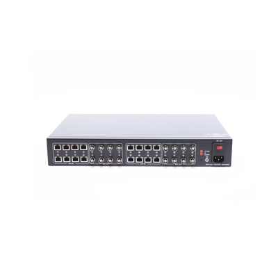 (SOLO RECEPTOR) TRANSCEPTOR ACTIVO DE 16 CANALES / VIDEO+PODER en un solo Cable UTP / 150 metros en 4K, 200 metros en 5 MP/ Envía 36 Vcc y Recibe 12 Vcc / TODO INCLUIDO PARA RACK / HD-TVI/CVI/AHD/CVBS / SIN RUIDO / INSTALACIÓN LIMPIA. - Imagen 5