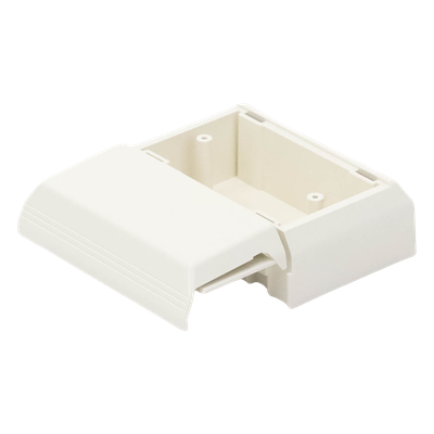 Caja Superficial Con Bisagras de Instalación a Presión, Para Canaletas T45, Material PVC Rígido, Color Blanco Mate - Imagen 5