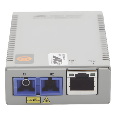 Convertidor de medios Gigabit Ethernet a fibra óptica, conector SC, monomodo (SMF), versión TAA (Trade Agreement Act), 10 Km - Imagen 4