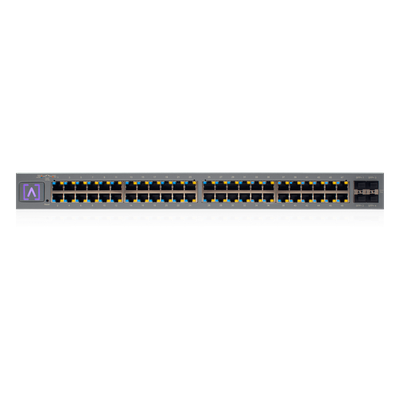 Switch Administrado 48 Puertos PoE+ / 740W PoE Budget / 16 Puertos 2.5 Gbps + 32 Puertos 1 Gbps / 4 Puertos SFP+ 10 Gbps / Bluetooth Setup / Cloud Management / VLAN Stacking / Rackmontable