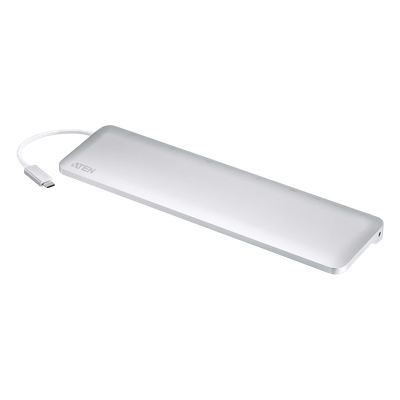 Docking station USB-C multipuerto con power pass-through 