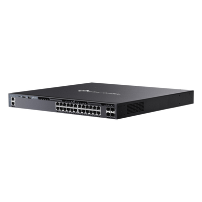 Switch Omada L3 SDN Administrable / 24 puertos PoE af/at Gigabit y 4 puertos SFP+ / Presupuesto PoE 720W / Funciones RIP, VRRP, Servidor DHCP / Administración centralizada OMADA / Fuente Redundante - Imagen 4