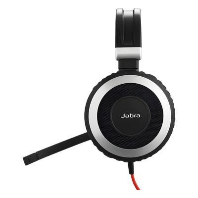 Jabra Evolve 80 con conexión USB / 3.5mm, cancelación activa/pasiva de ruido con indicador de ocupado (7899-823-109) - Imagen 3