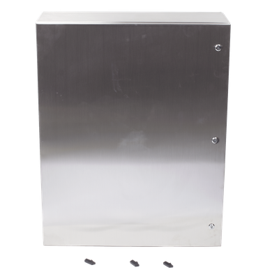 Gabinete de Acero Inoxidable IP66 Uso en Intemperie (800 x 1000 x 300 mm) con Placa Interna Galvanizada. - Imagen 7