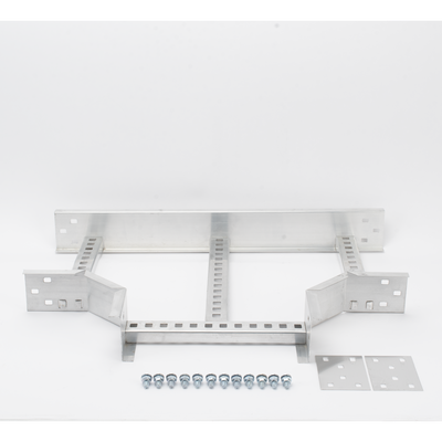 Derivación "T" Horizontal de Aluminio Perfil Z / Peralte 3 1/4" / Ancho 12"/ Radio 8" / Incluye Tornillería (CHTHEZ314R8X12AK) - Imagen 3