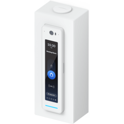 Caja de Conexión Color Blanco para Lectores Profesionales UniFi Access y Doorbell, Montaje en Superficie Plana, Compatible con Conduit de 3/4”
