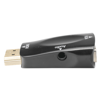 Adaptador (Convertidor) HDMI a VGA / HDMI Macho a VGA Hembra / Resolución 1920x1080 @ 60Hz / Adaptador de Audio de 3.5 mm / Chapado en Níquel - Imagen 3