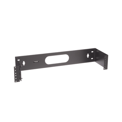 Rack Abierto de Instalación en Pared con Bisagras, Profundidad de 159 mm, 19 in de Ancho, 2 UR, Color Negro - Imagen 3