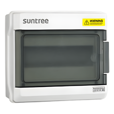 Gabinete Plástico para Exterior IP65 para Riel Din 6 espacios.
